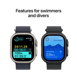 Apple Watch Ultra 2 GPS+Cellular with Trail Loop - M/L (49mm Retina LTPO2 OLED Display, Black Titanium Case) image 5