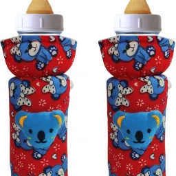 Baby Feeding Bottle Cover with Easy to Hold Strap & Animated Cartoon, 60-125ml-image-44