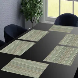 LooMantha 6-Pcs Sea Green Waterproof Table Placemats-22