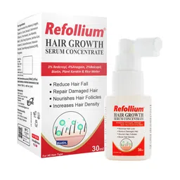 refollium Hairfall Control Hair Growth Serum with Redensyl Anagain Baicapil & Biotin-30ml-23