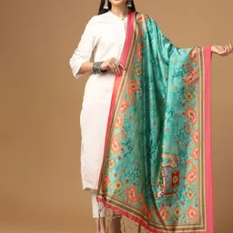 Kaizen TEXO FAB Ethnic Motifs Printed Dupatta image 1