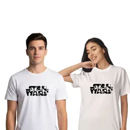 PULP Unisex Star Wars Characters Printed Pure Cotton T-shirt image 4