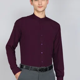 APPEL TOUCH Men Solid Classic Fit Formal Shirt-picture-11