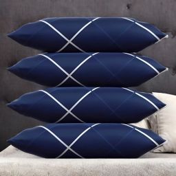 LUXURY Cotton Solid Sleeping Pillow Pack of 4-image-35