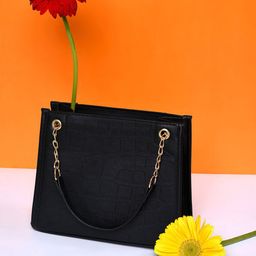 HAUTE SAUCE by Campus Sutra PU Structured Shoulder Bag-image-45
