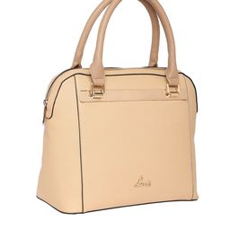 Lavie Beige Oversized Structured Handheld Bag image 3