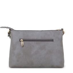 Exotic Grey Colourblocked PU Structured Sling Bag image 5