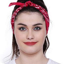 Aadikart Pink Printed Cotton Headband-image-92