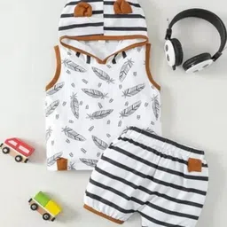 CUTEVIBE Kids White Clothing Set-picture-10