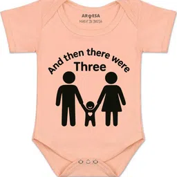 Arvesa Kids-Unisex Peach Cotton Rompers-image-37
