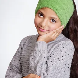 Bharatasya Girls Knitted Headband-image-37