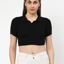 Kalt Cotton Crop Top-33