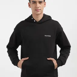 Tommy Hilfiger Men Solid Hooded Sweatshirt-image-29