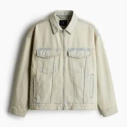 H&M Loose Fit Denim Worker Jacket-56