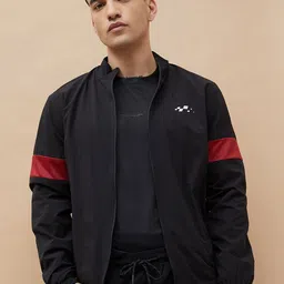 Fame Forever by Lifestyle Men Mock Collar Solid Bomber Jacket-picture-22