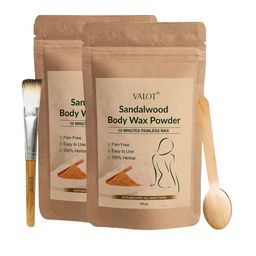 VALOT Set Of 2 Sandalwood Body Wax Powder - 120 g each-5