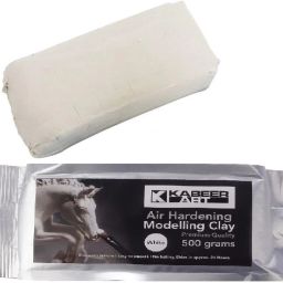 Air Hardening White Modelling Clay 1 Pack 500 GMS Ideal Choice for Clay Art Art Clay-image-66