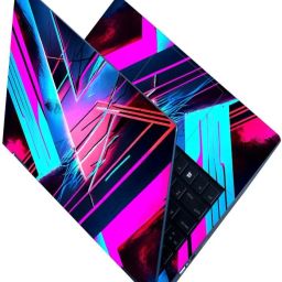 Flipkart SmartBuy Full Body Laptop Skin for Laptops Upto 15.6 Inch - Glitch Glow HD Sticker No Residue Removable Self Adhesive Vinyl Laptop Decal 15.6-image-66