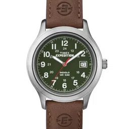 Timex Men Brass Dial & Leather Straps Analogue Watch T40051-image-64