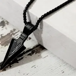 STYLEKRAFT Unisex Black Pendant-47