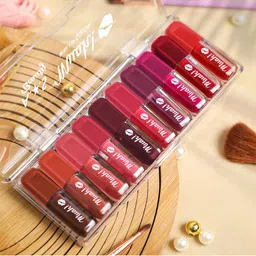 A.D.S Set Of 10 Long Lasting Liquid Lipstick -10 g Each - Shade - A-32