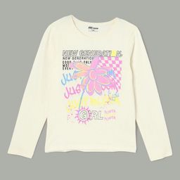 Fame Forever by Lifestyle Girls Floral Printed Round Neck Cotton T-shirt-picture-3
