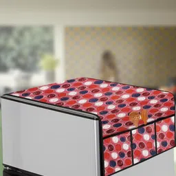 The Furnishing Tree Pink Plastic Refrigerator Cover-image-90