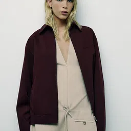 LULU & SKY Women Longline Open Front Jacket-image-5
