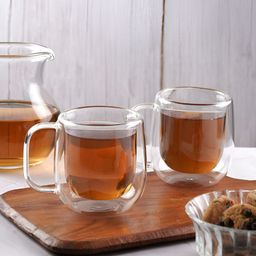 Aura Transparent Solid Glass Glossy Mugs Set of Cups and Mugs-13