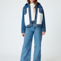 Koton Girls Crop Denim Jacket-picture-29
