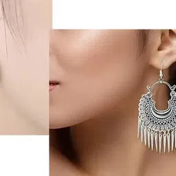 ZURIKRISHA Silver Alloy Earrings-image-47