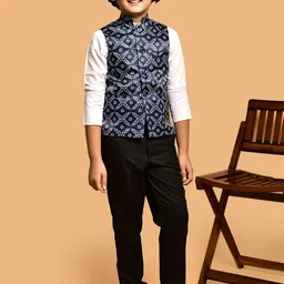 PRINTINDIA Boys Printed Nehru Jacket-picture-16