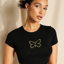 sollobell Print Cotton Crop Top-image-98