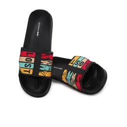 Bewakoof Men Printed Sliders-picture-1