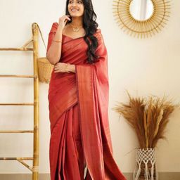 Visit Wear Woven Design Zari Pure Silk Banarasi Saree-image-12