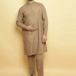 Baraqah Men Regular Kurta with Trousers-3