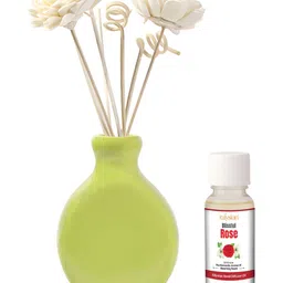 Edysian Ceramic Reed With Rose Fragrance Aroma Oil Diffusers - 50ml-image-58