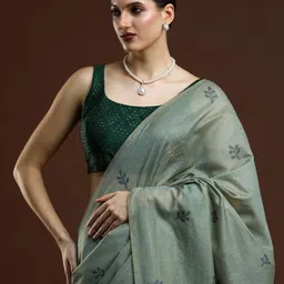 Mitera Floral Woven Design Saree-picture-5