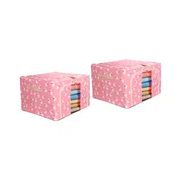 Stylista Pink 3 Pieces Water Resistant Core Wardrobe Organisers-15