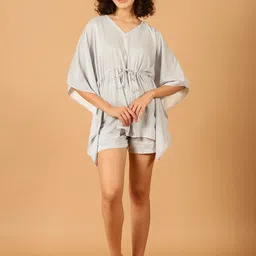 Blissence Women Striped Night suit-picture-44