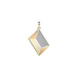 VALANOVA 18K Yellow Gold Certified 0.43Ct Lab Grown Diamond Pendant-image-101