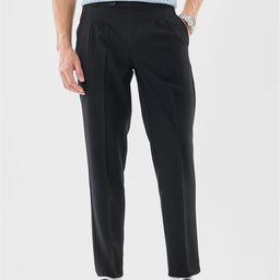 Snitch Men Straight Fit Pleated Trousers-picture-17
