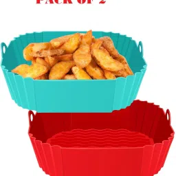 Pack Of 2 Silicon Air fryer Tray Air Fryer-27