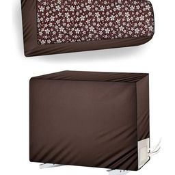 The Furnishing Tree Coffee Brown Printed Air Conditioner Cover-image-101