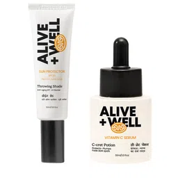 Alive & Well Lightweight Sun Protector With SPF50 & Vitamin C Face Serum - 50ml + 30ml-67