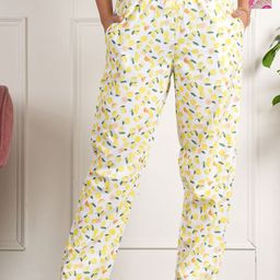 Style Shoes Pack Of 2 Quirky Printed Mid-Rise Lounge Pants-image-97