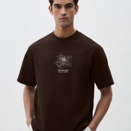 TOGS & TERRE Typography Printed Oversized Organic Cotton T-shirt-picture-0
