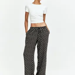 H&M Straight Drawstring Trousers-image-56