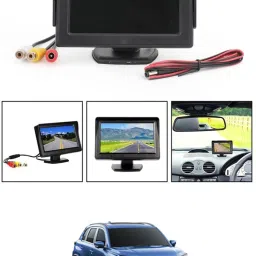 12V/4.3 inch High resolution Color TFT LCD Car Monitor For All Cars Black LCD Black LCD-image-3