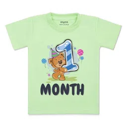 Arvesa Kids Typography Printed Applique T-shirt-picture-0